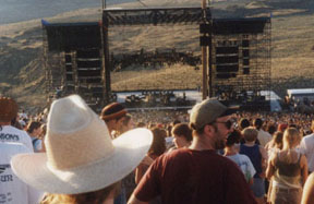 Just after the first set started.